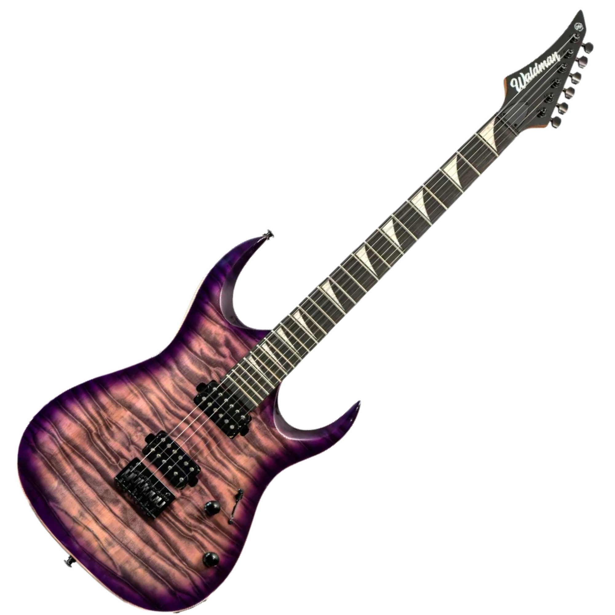 Guitarra Waldman Super Strato WGAR220QX PPB Purple Burst