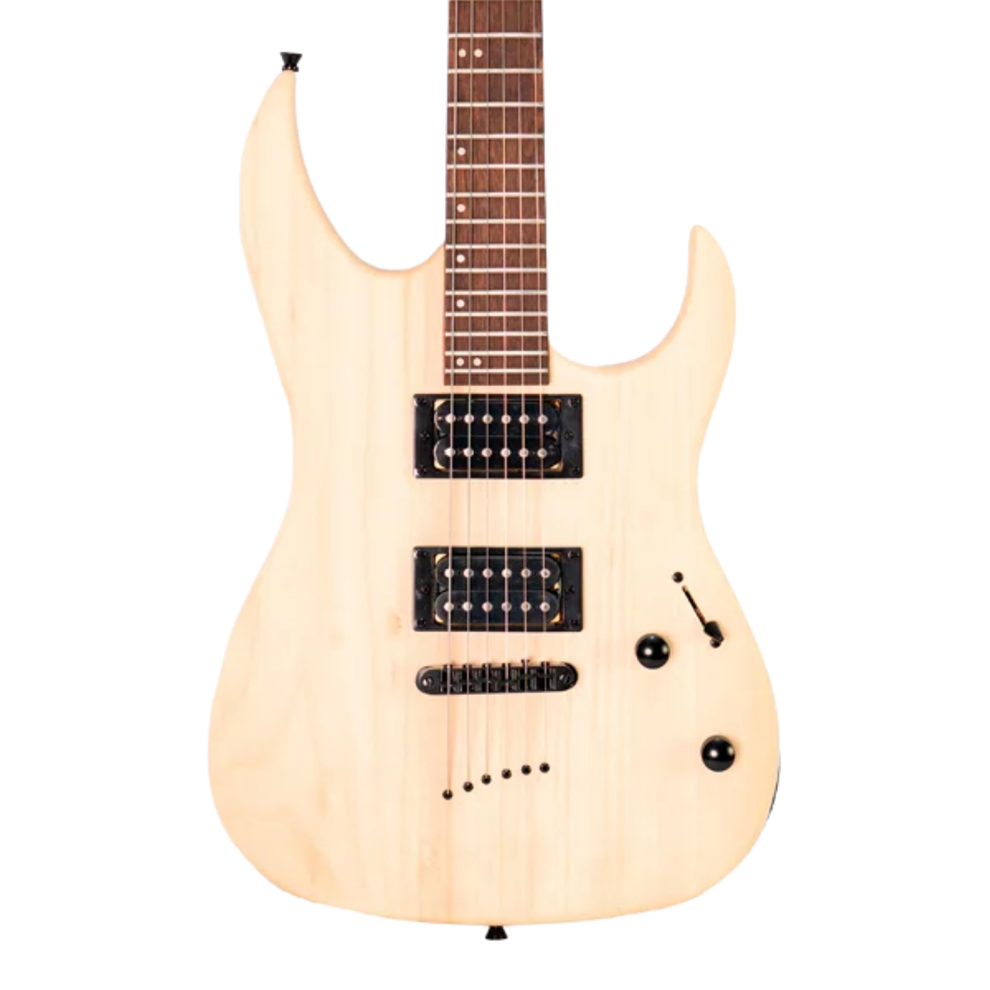 Guitarra Waldman WST180-NS HH Fixa Natural Satin com Captadores Humbucker Cerâmicos e Ponte Fixa